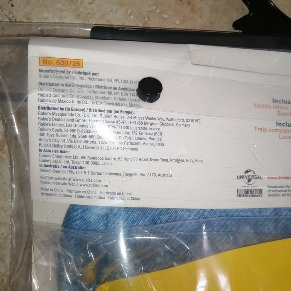 Minion Mel Child Costume Size Small NEW - Picture 6 of 7